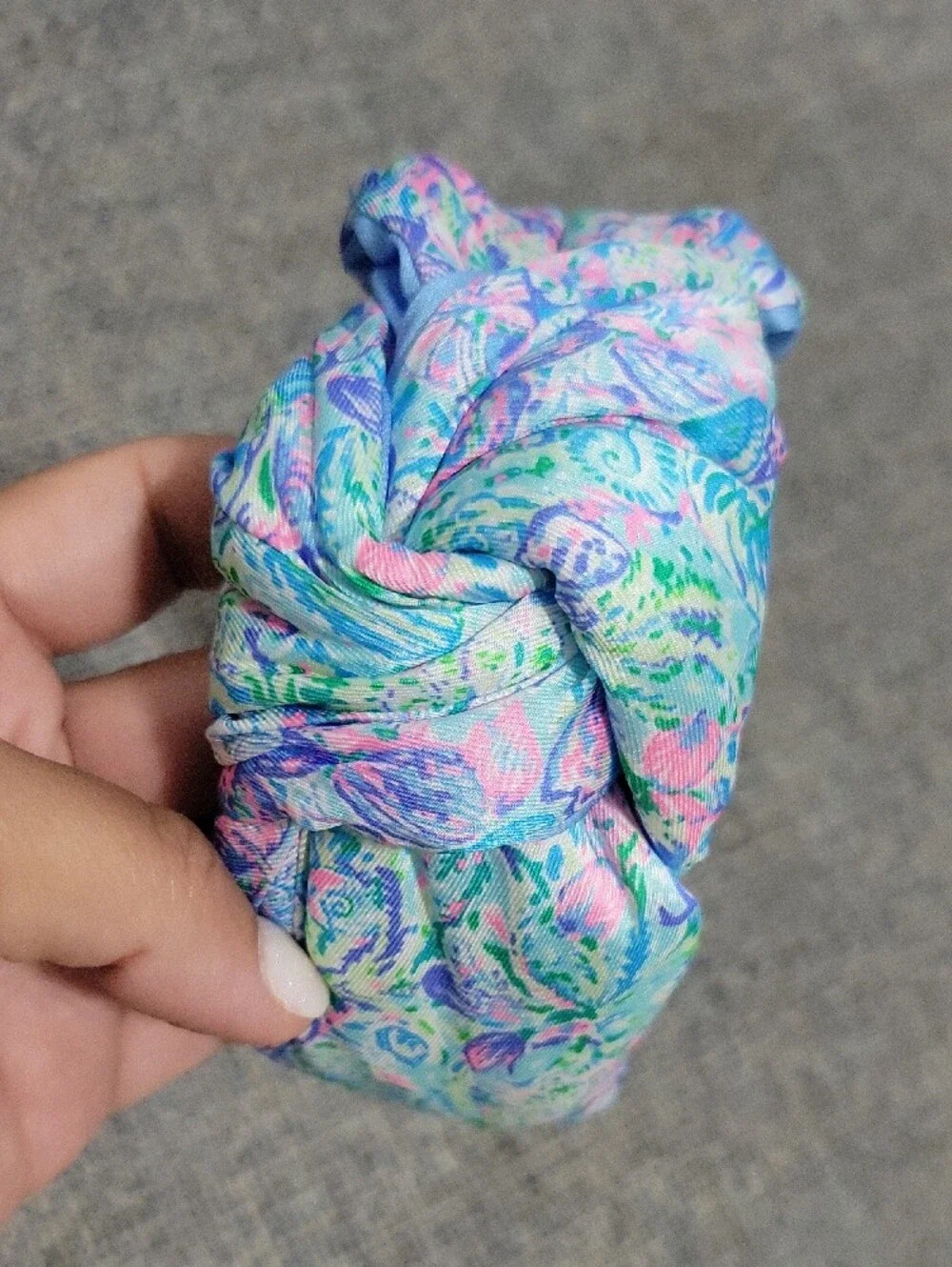 LILLY PULITZER Top Knot Wide Headband in Soleil It On Me